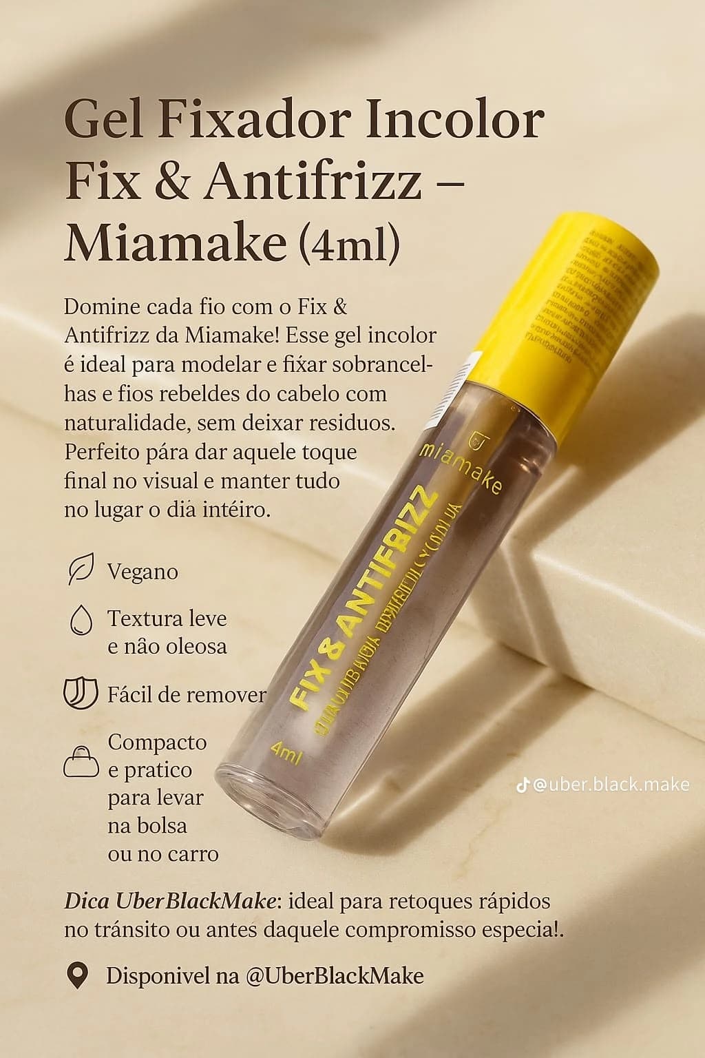 Gel fixador incolor Fix & Antifrizz