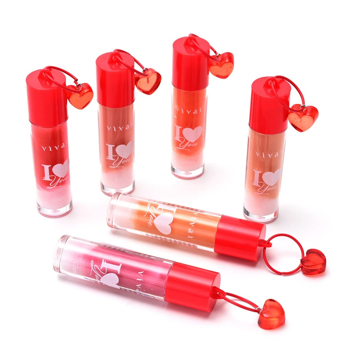 Gloss I Love You com pingente